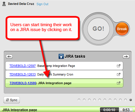 time tracking for jira with time doctor