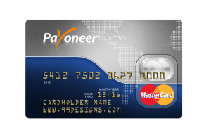 Payoneer prepaid mastercard