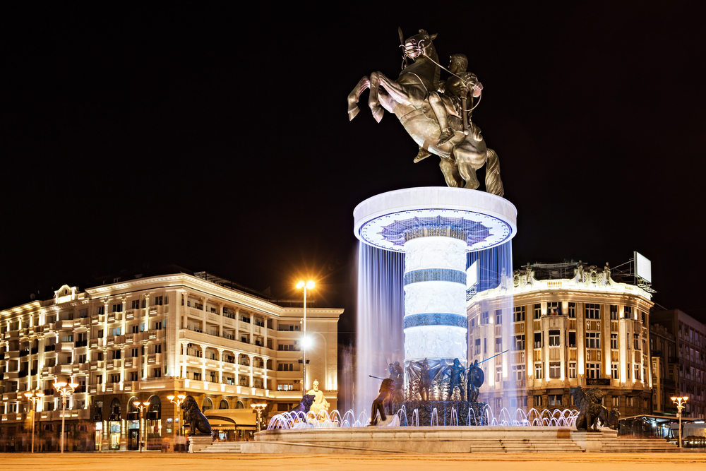 Time Doctor - Macedonia Square in Skopje