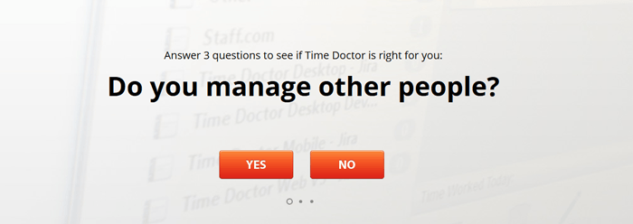 Time Doctor homepage