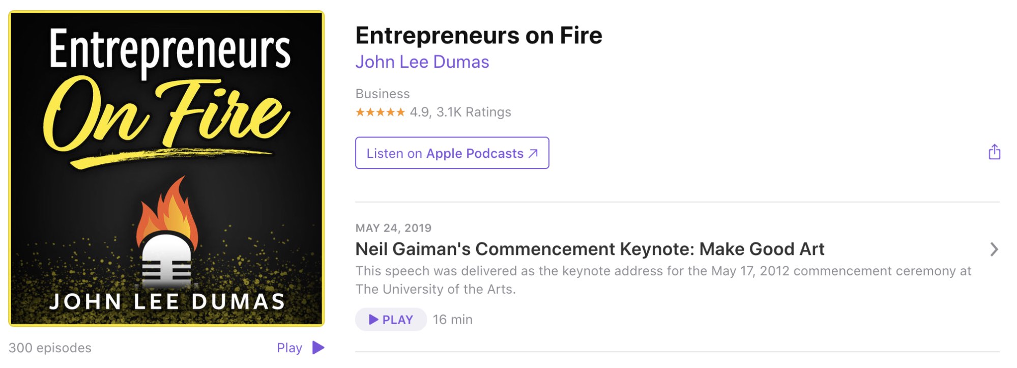 entrepreneur on fire
