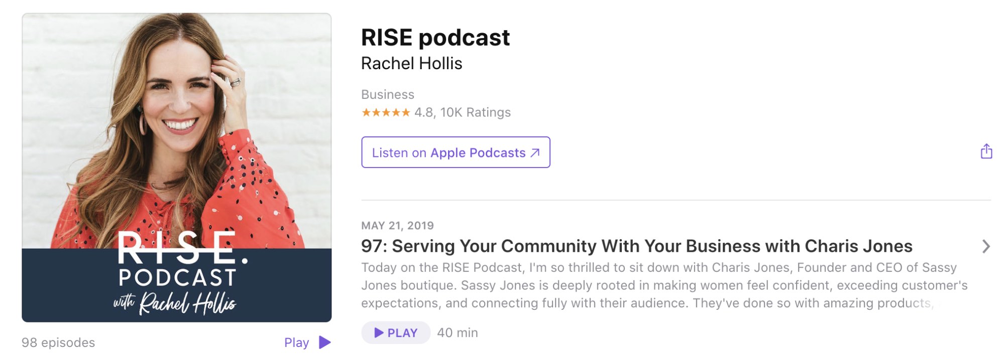 rise podcast