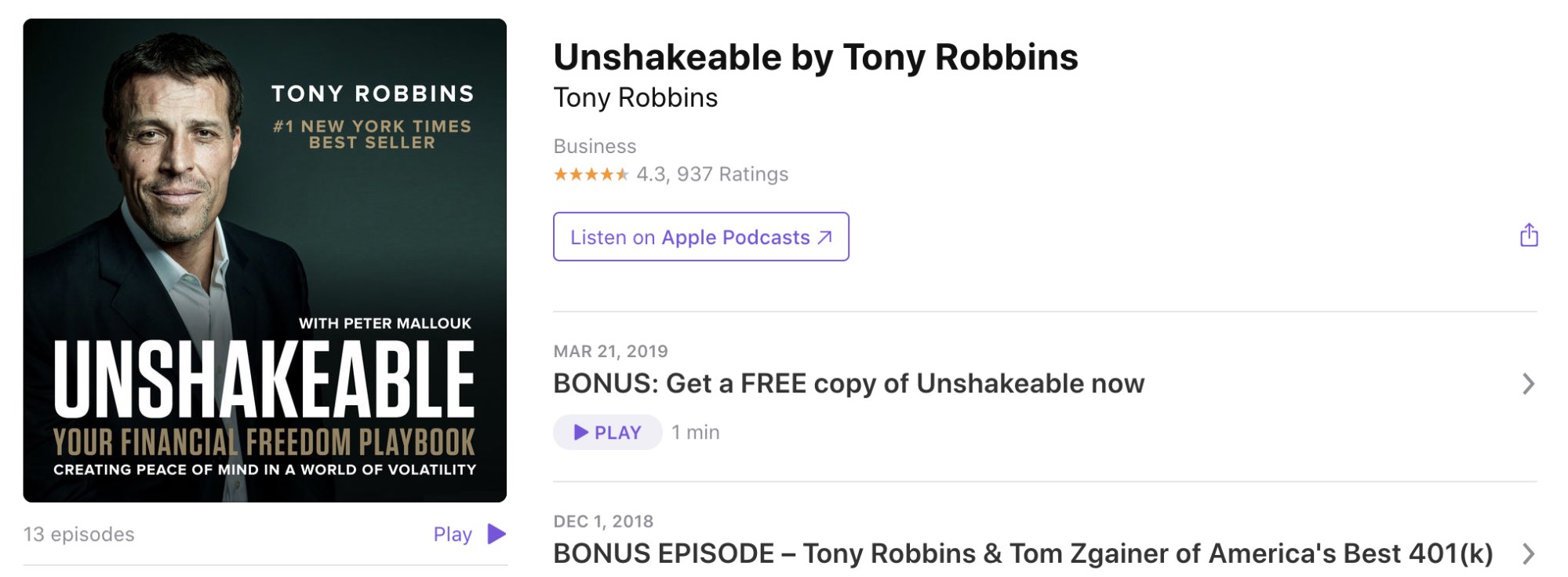 unshakeable podcast