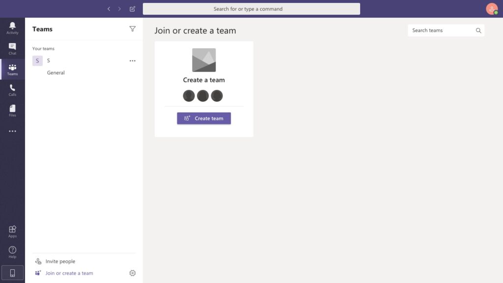 create team in microsoft teams