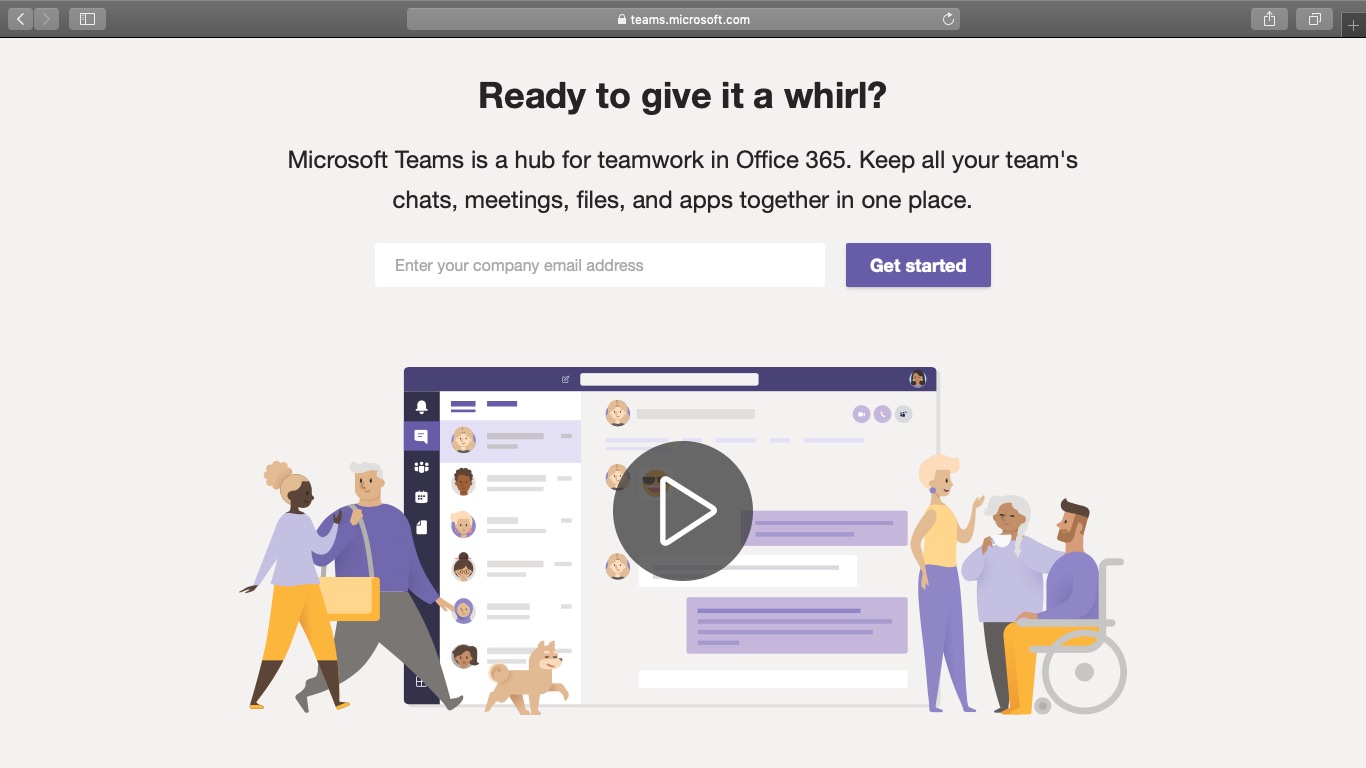 microsoft teams homepage