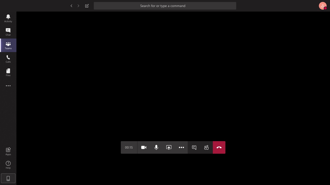 microsoft teams video call