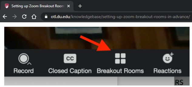 breakout rooms zoom call