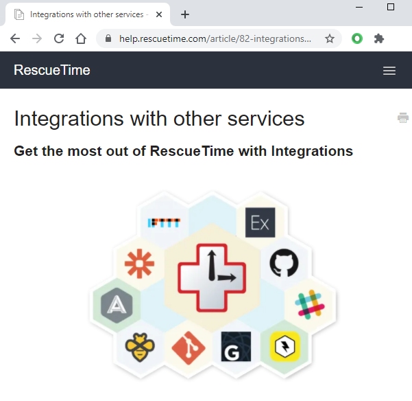RescueTime Integrations