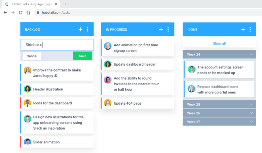 Hubstaff Project Management Automated Kanban-style Workflows For Tasks