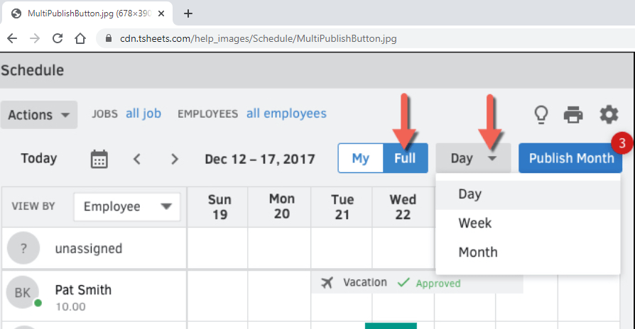 tsheets shift schedule team management