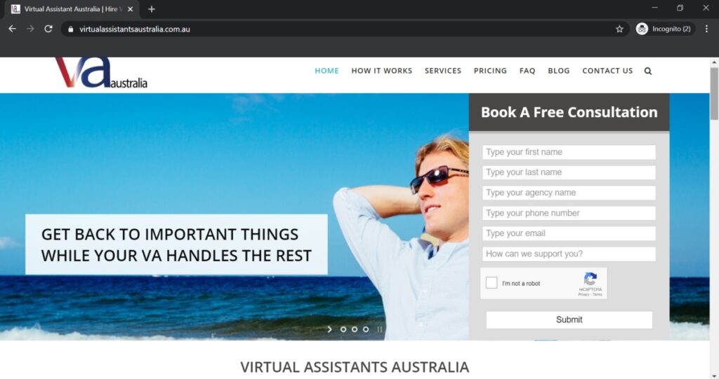 Virtual Assistant Australia