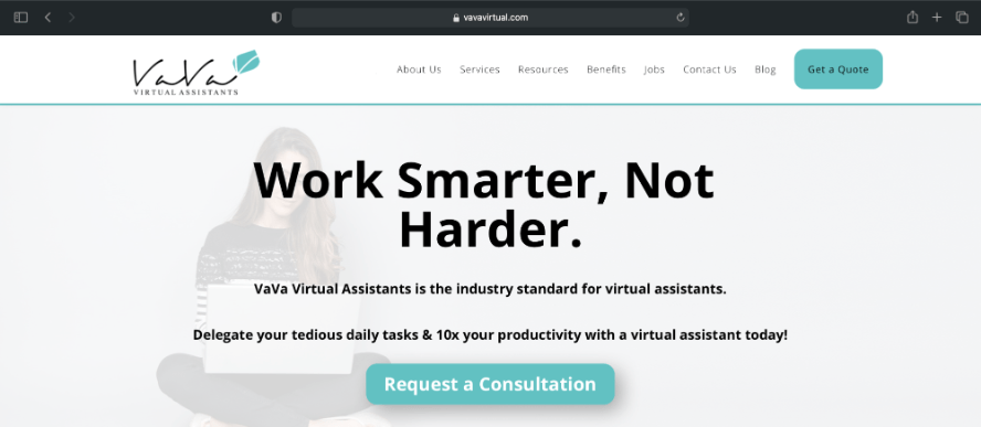 VAVA Virtual Assistants - virtual assistant websites