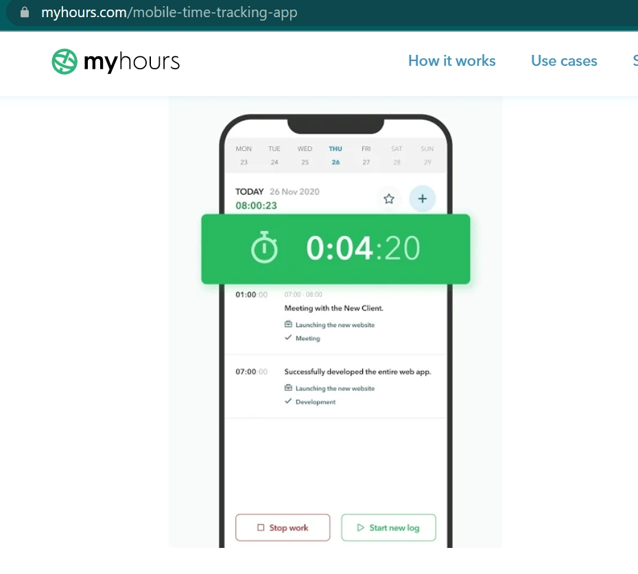 My Hours Android App