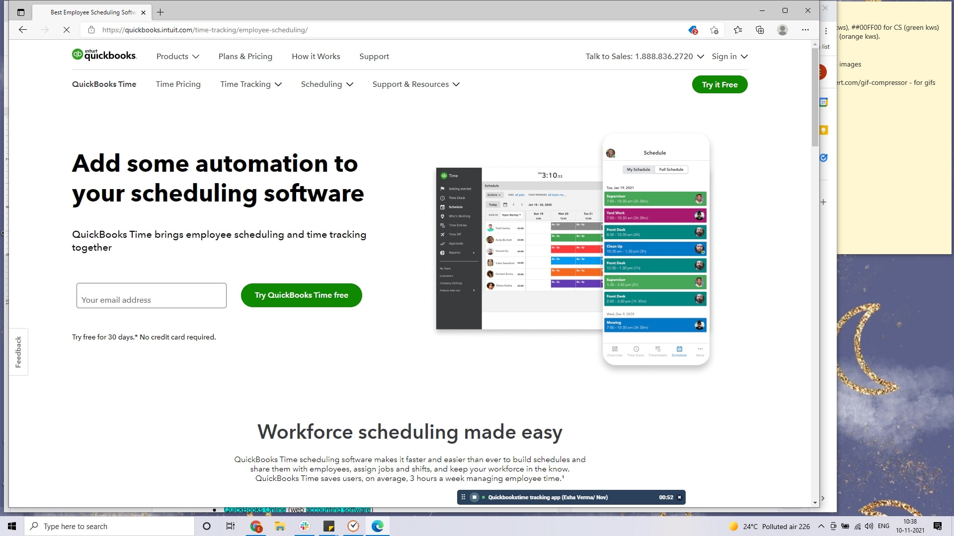 quickbooks automated employee scheduling