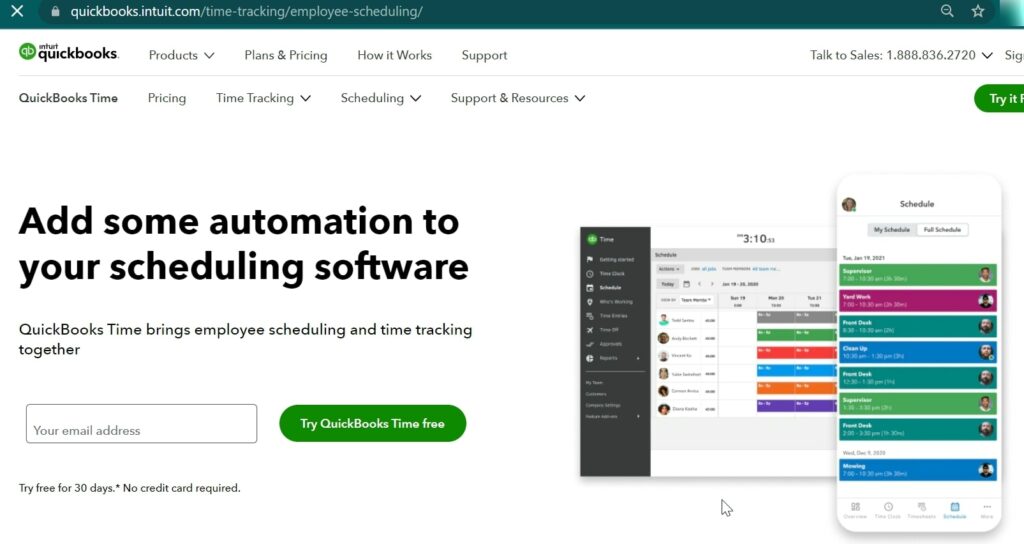 Tsheets Scheduling