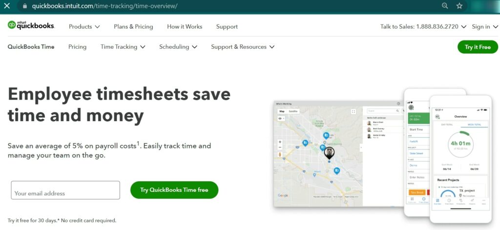 Tsheets Time Tracking