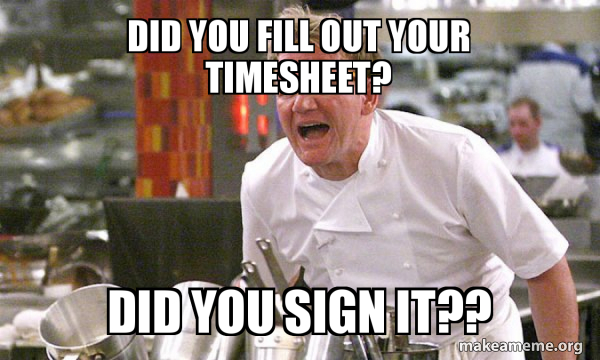 Checking Timesheet Status