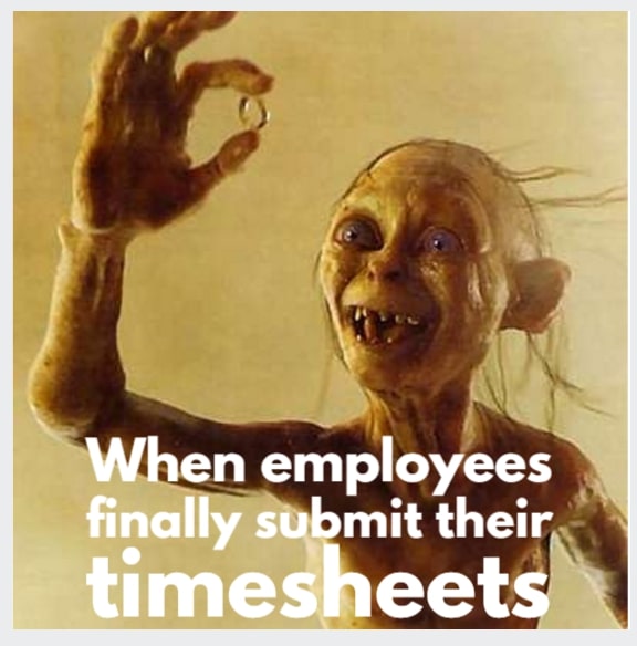 finally timesheet submitted