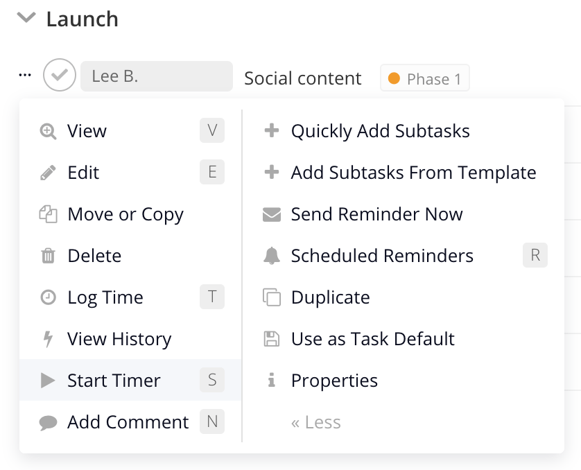 Teamwork start timer