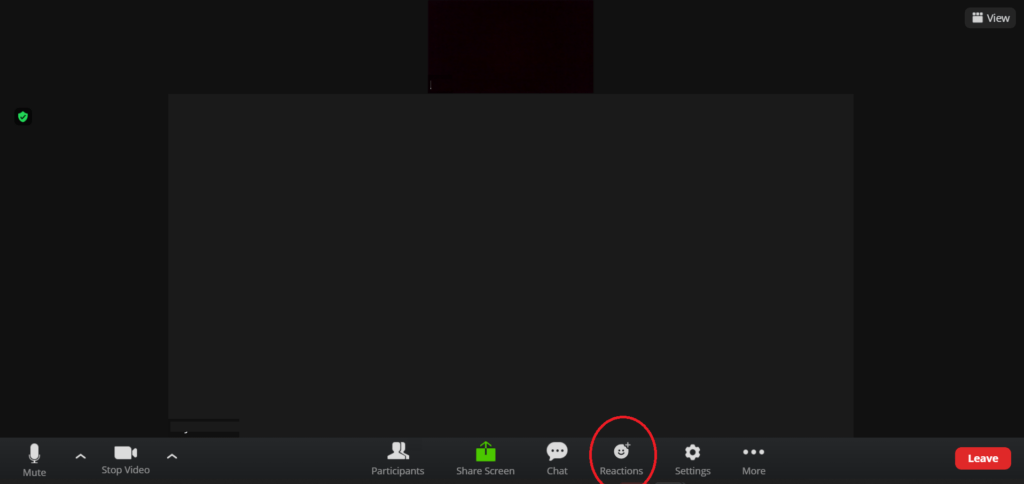 zoom webinar reactions icon