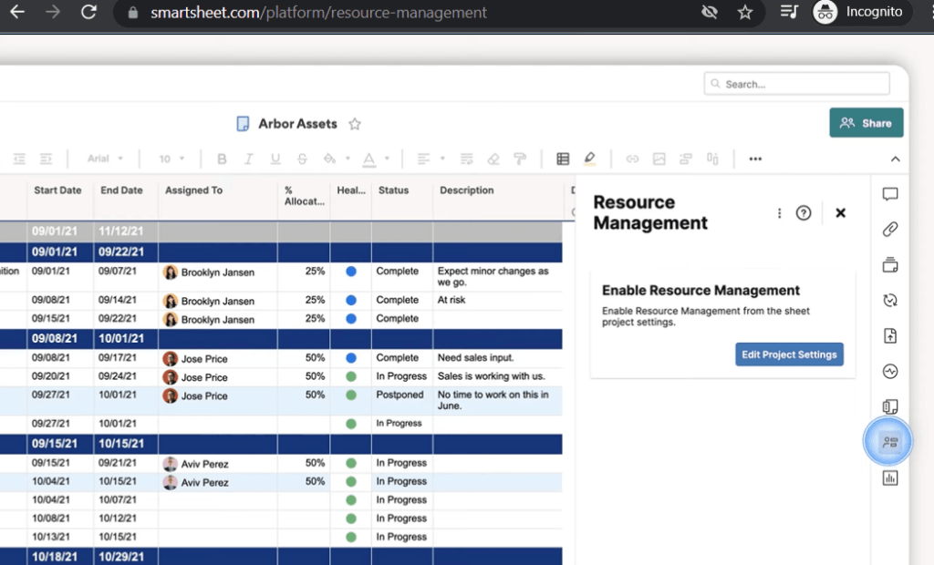 enable Resource Management