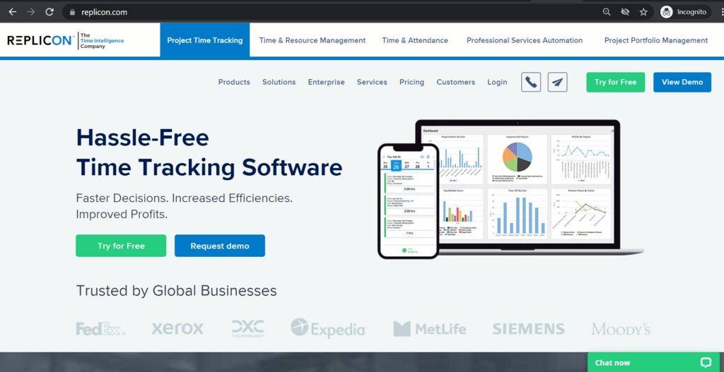 Replicon: Time Tracking & Timesheet Software Suite