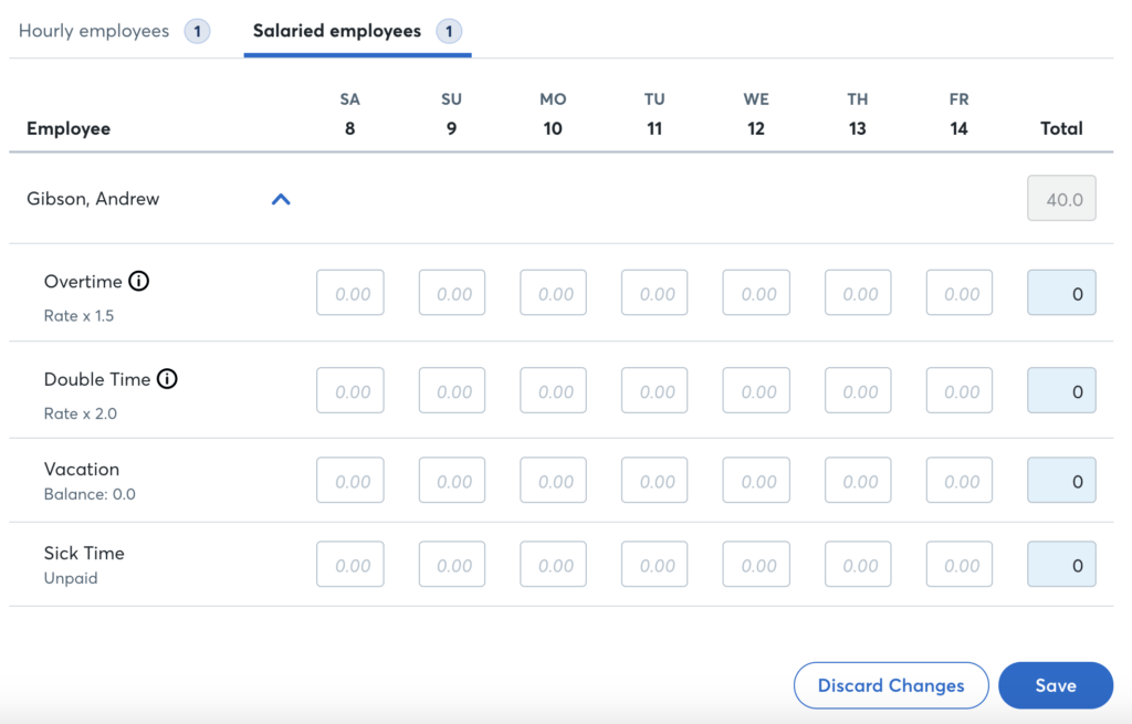 wave salaried employees