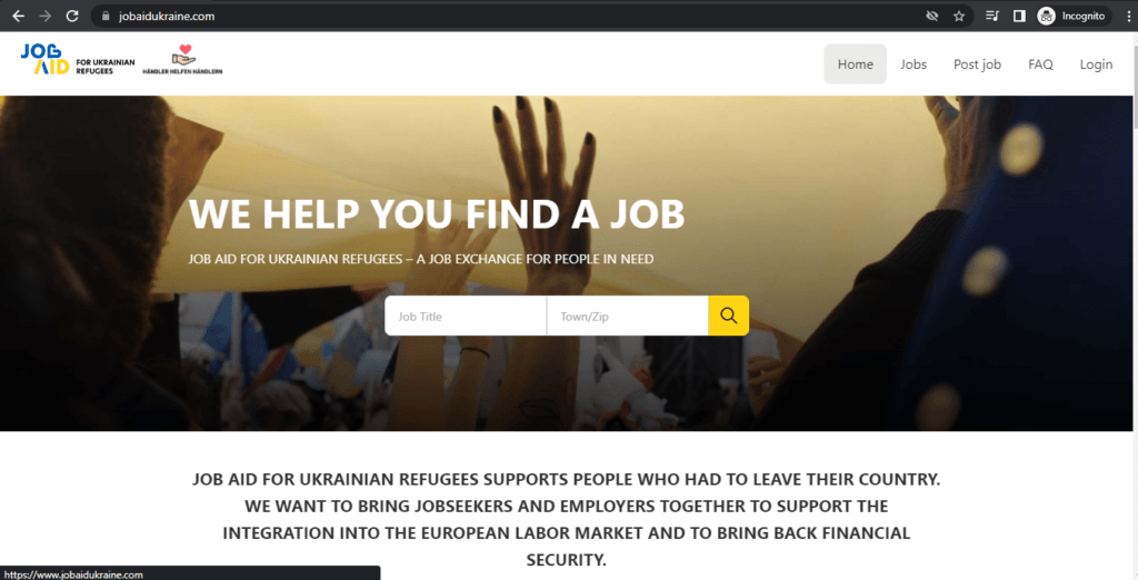 Job Aid Ukraine