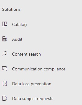 Microsoft Purview Compliance Portal Solutions