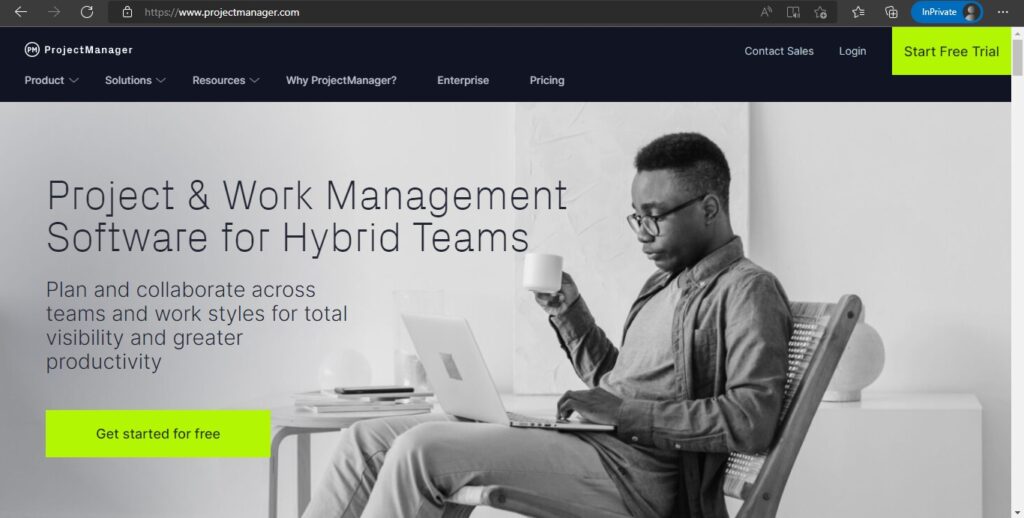 projectmanager homepage
