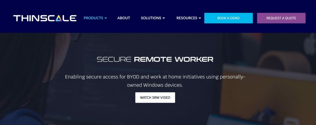 secure remote worker from thinscale