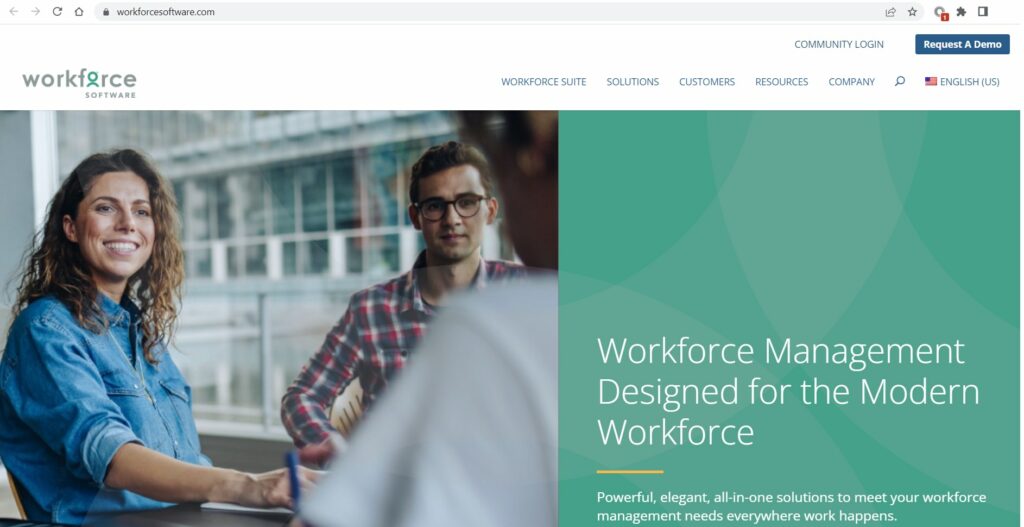 workforce software homepage