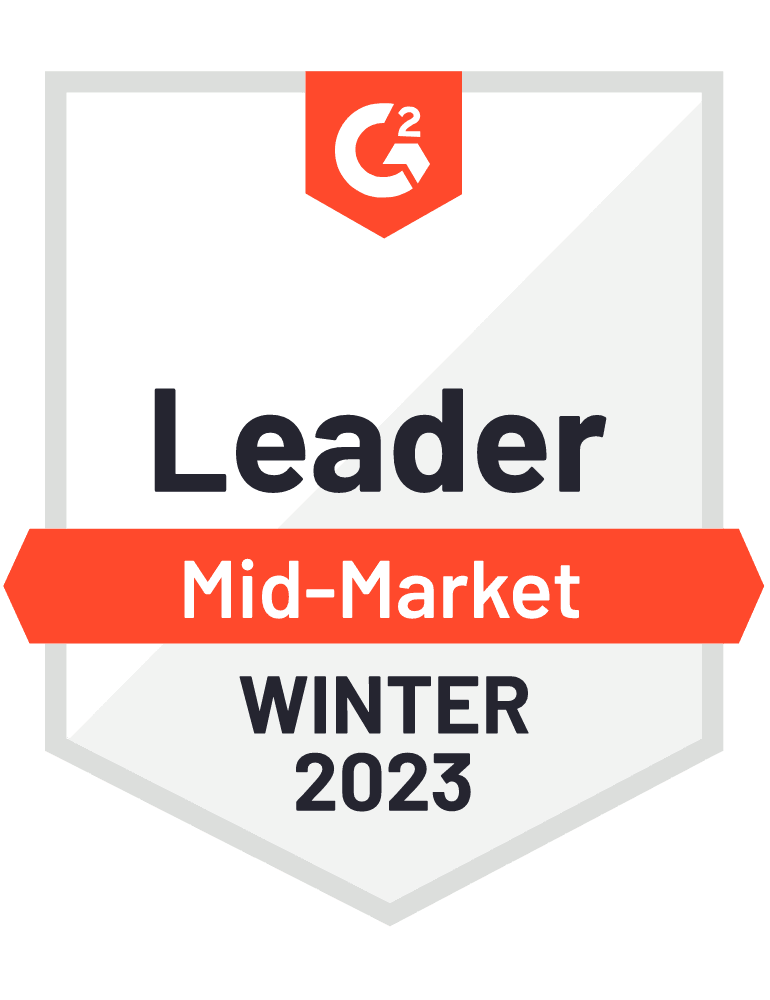 G2 Time Tracking Mid-Market Leader