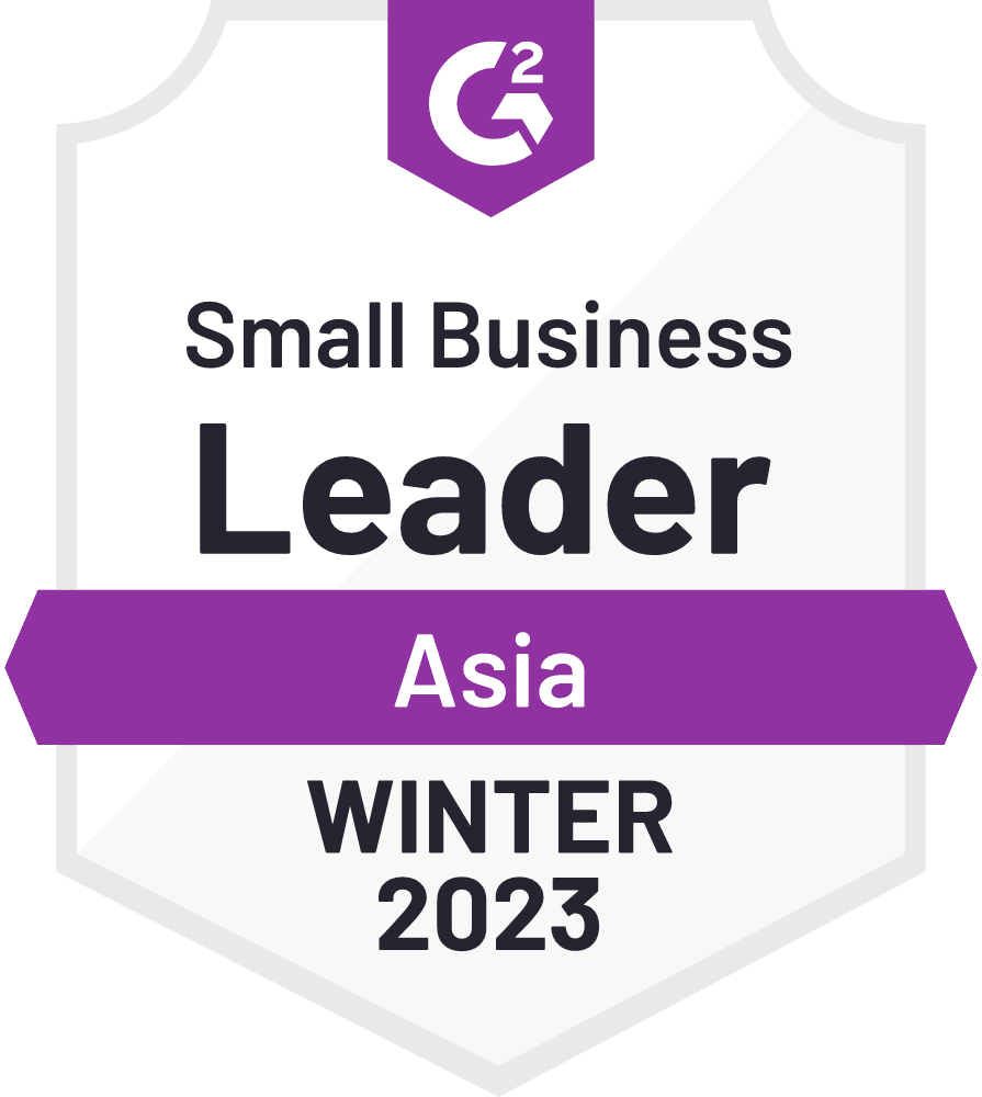 G2 Time Tracking Small-Business Asia Leader