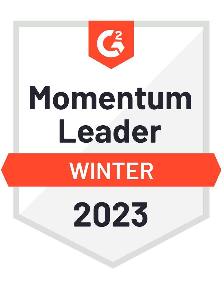 G2 TimeTracking Momentum Leader