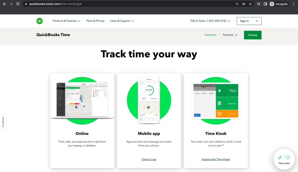 Tsheets track billable hours