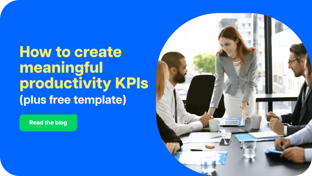 How to create meaningful productivity KPI's CTA blog