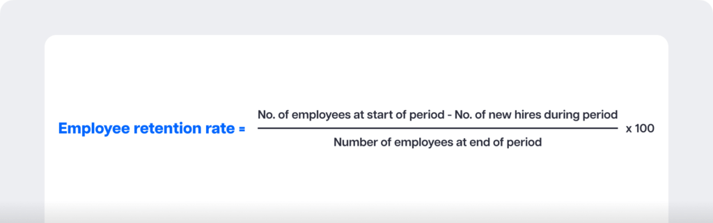 Employee retention rate