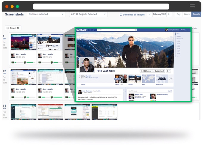 screen monitoring feature