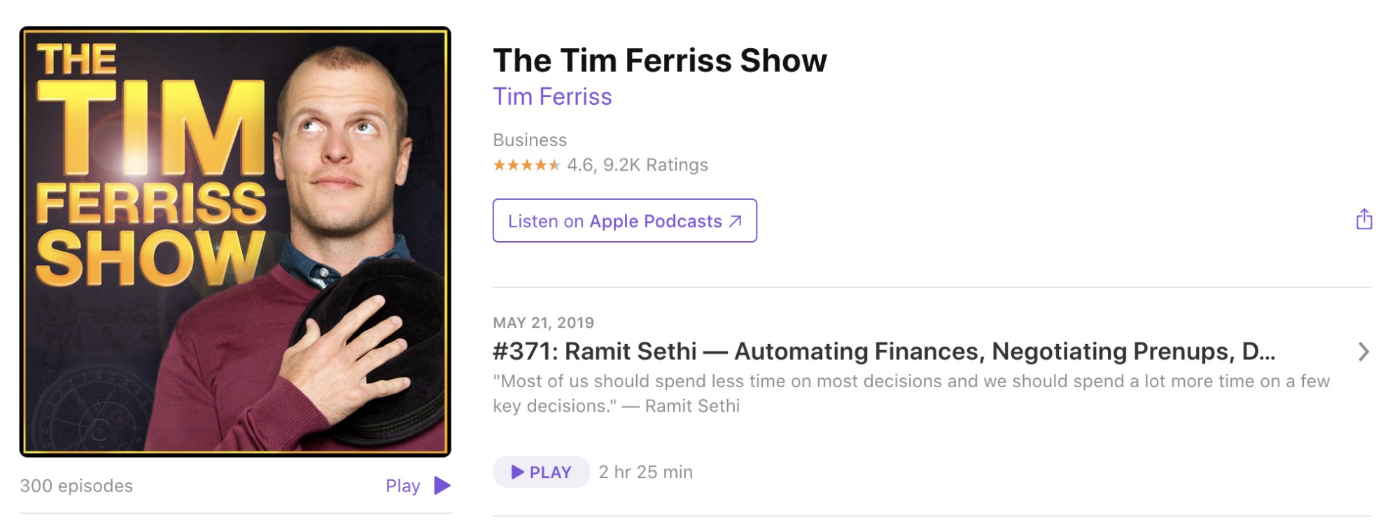 the tim ferriss show