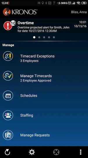 kronos mobile app