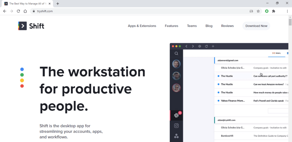 Shift for Desktop Organization