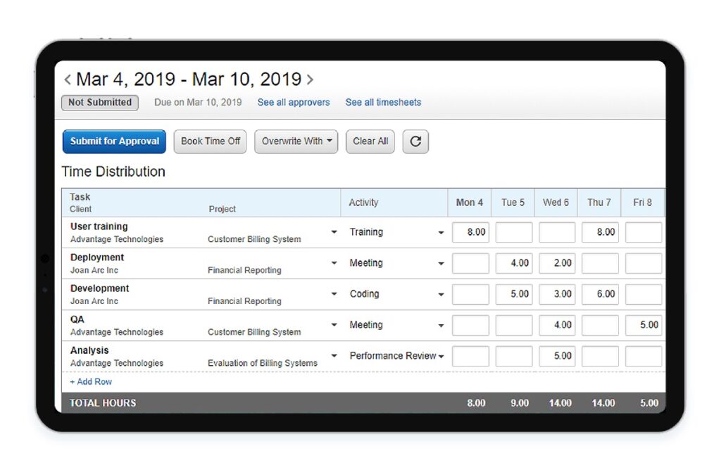 time billing software - replicon