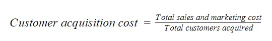 Customer acquisition cost