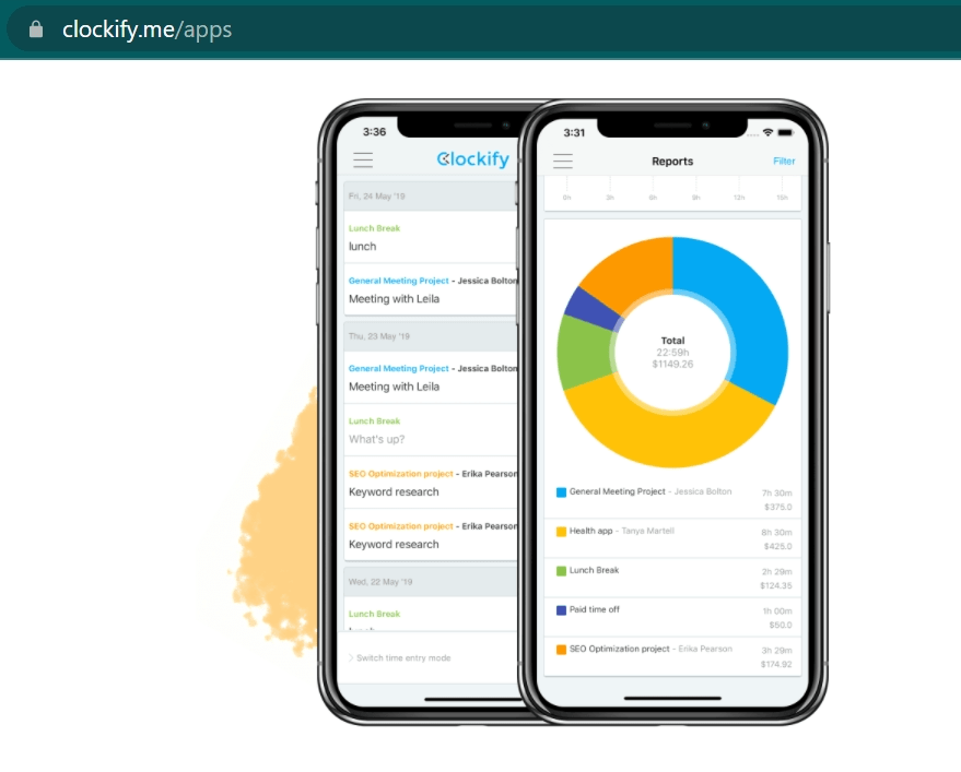 Clockify Android App