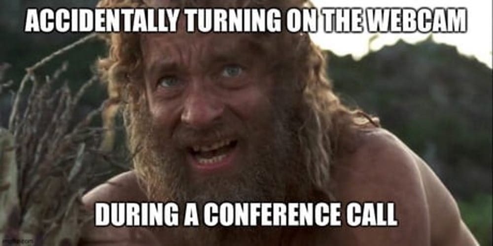 Remote work conference call