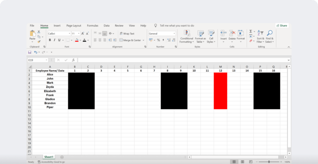 weekends and holidays