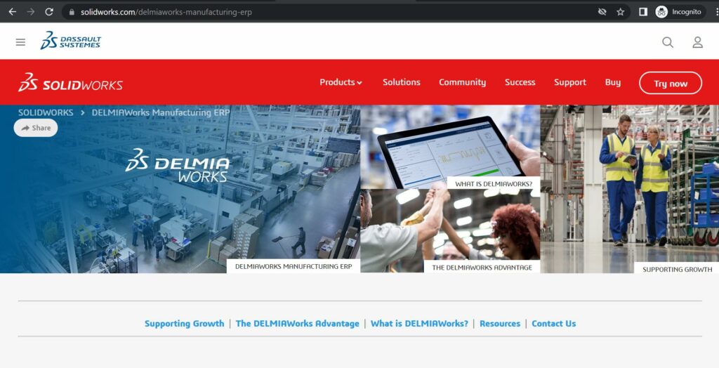 DELMIAWorks Manufacturing ERP