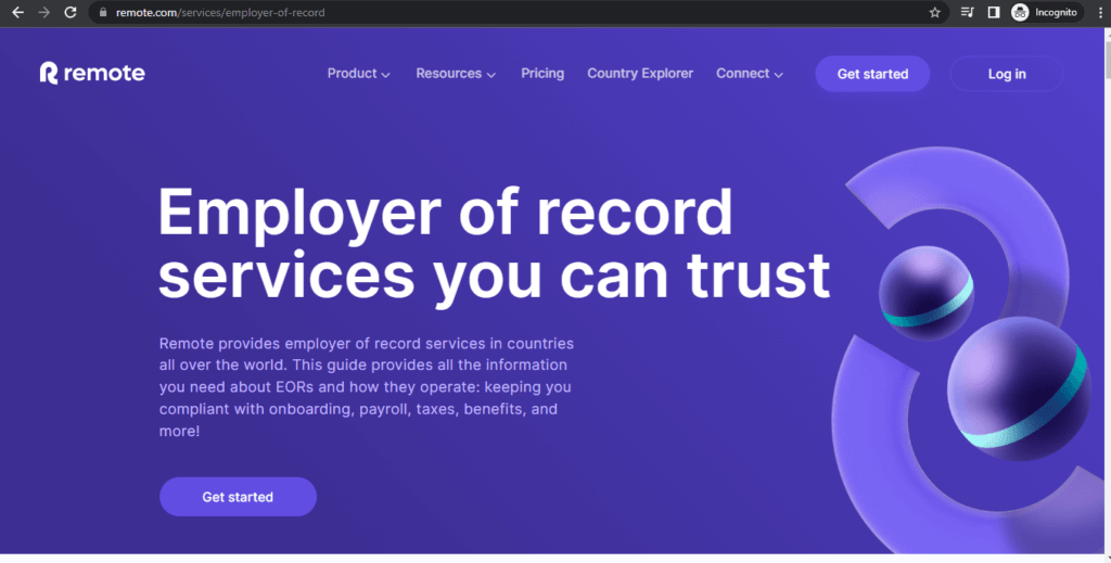 Remote homepage