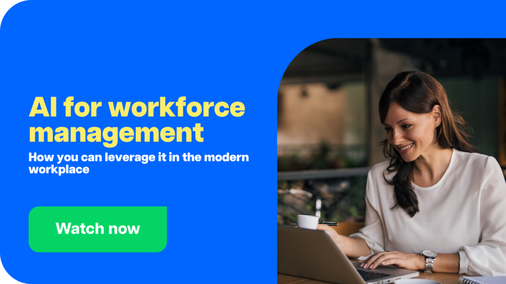 AI for workforce management